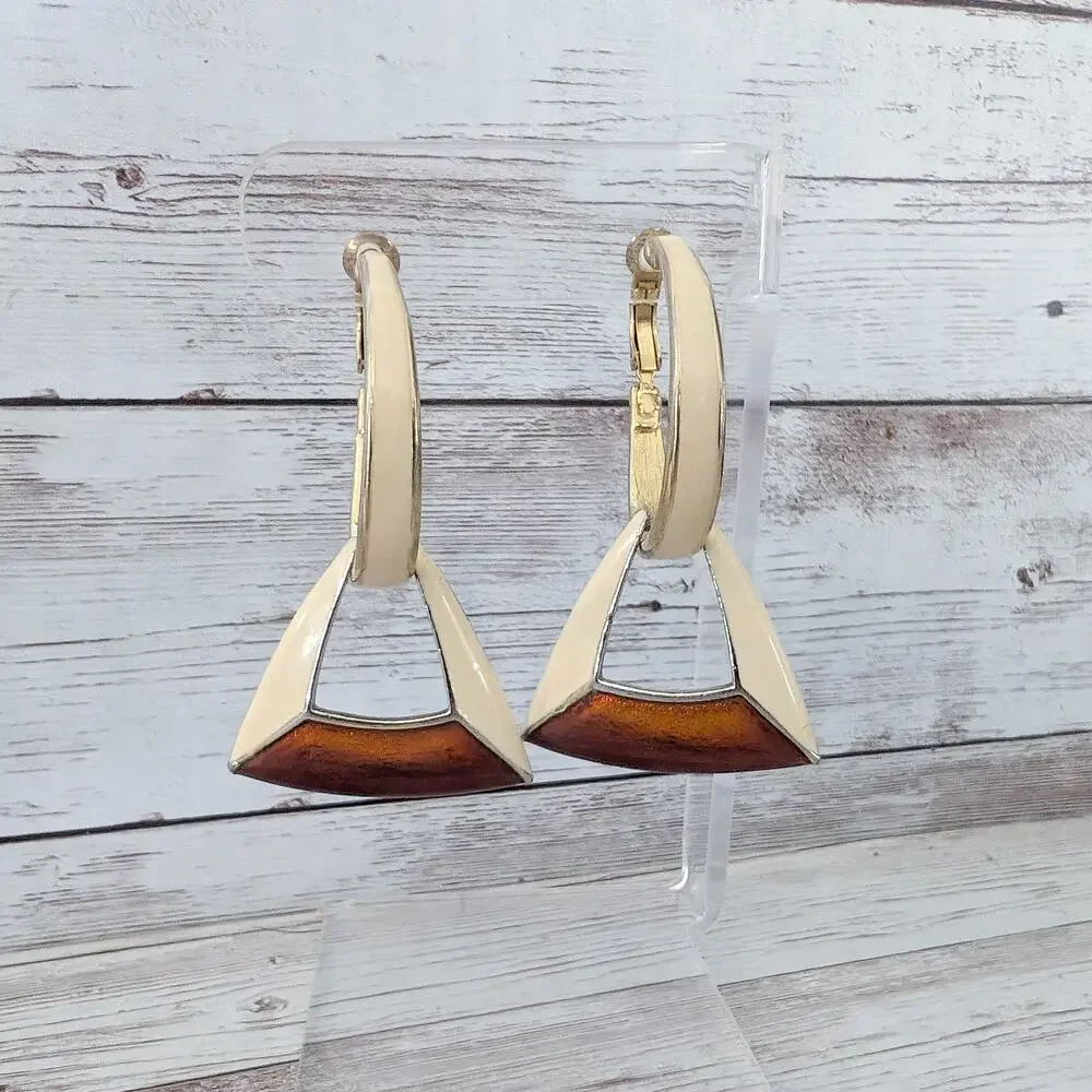 Vintage Goldette Earrings Dangle Earrings for Pierced Ears